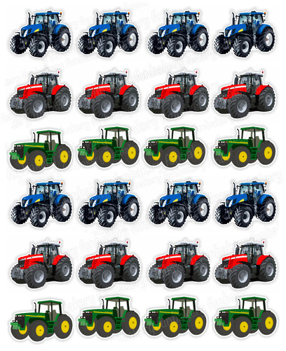 Traktor grün muffin - traktor,