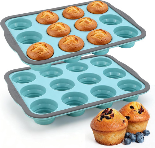 Muffinform silikon 2er set mit - muffinform,
