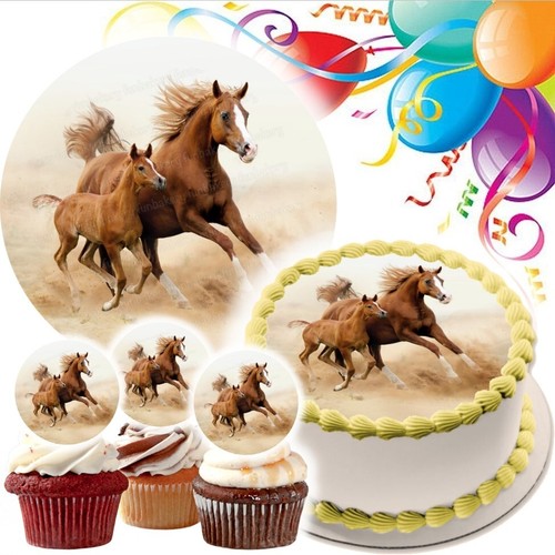 Pferd tortenaufleger party - pferd,