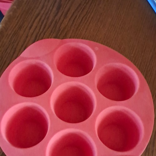 Runde silikon muffinbackform - runde, 6