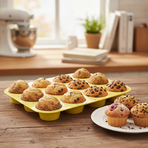 Silikon muffinform 12er - muffinform,