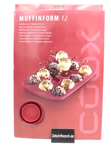 Coox 12er muffinform silikon - 12er,