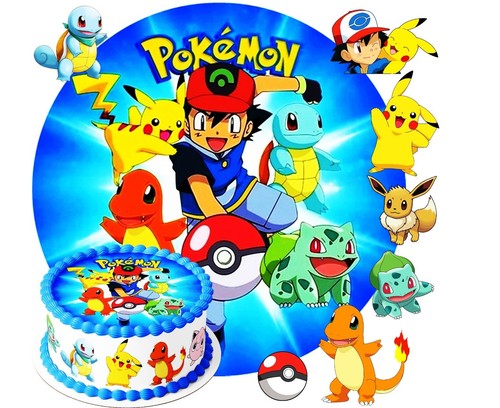Tortenaufleger pokemon pikachu - tortenaufleger,