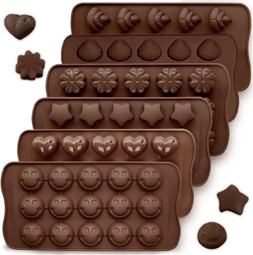 Pralinenformen silikon 6er - silikon,
